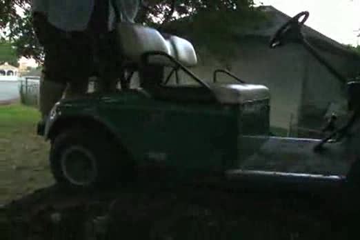 Run Over by Golf Cart